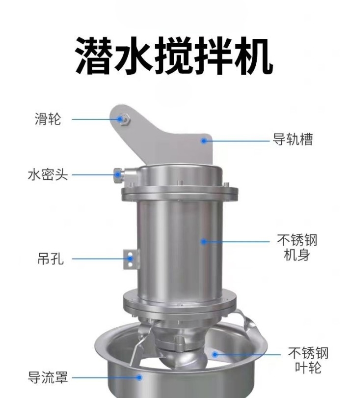 潜水搅拌机结构图