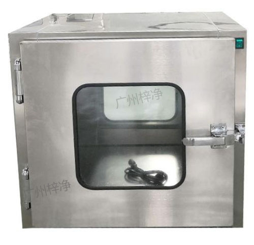 不锈钢机械互锁传递窗配紫外线杀菌灯 机械互锁传递窗