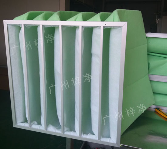 G4级袋式初效过滤器用于空调通风系统预过滤 G4级袋式初效过滤器