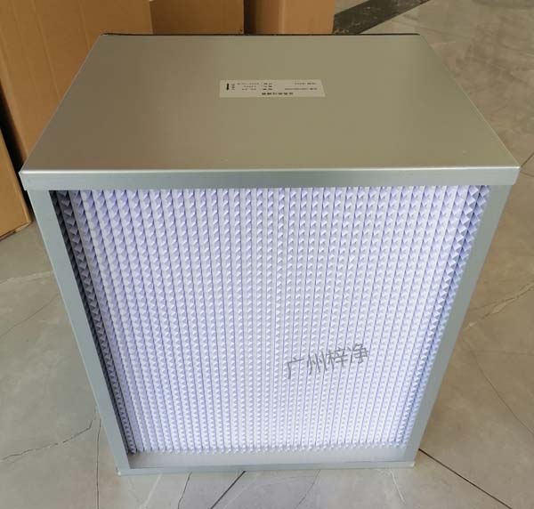 HS镀锌框隔板高效过滤器 HS镀锌框有隔板高效过滤器