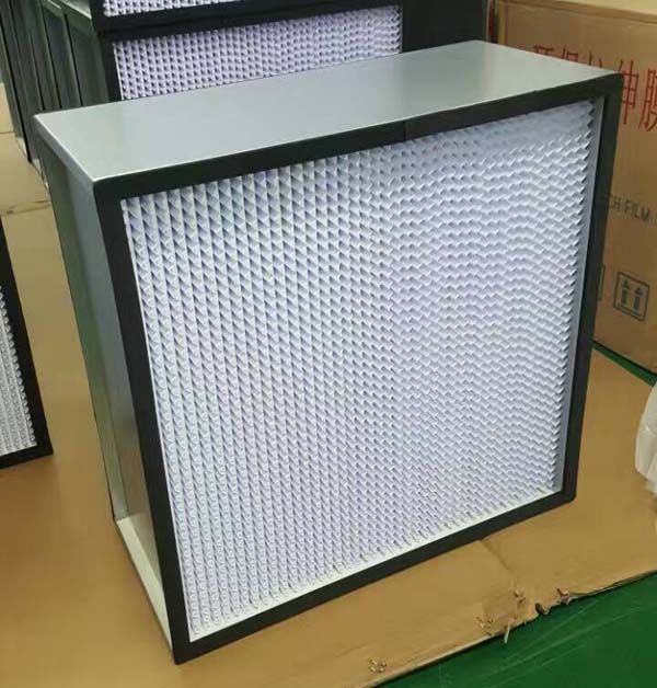 外翻边HS镀锌框有隔板高效过滤器 HS镀锌框有隔板高效过滤器