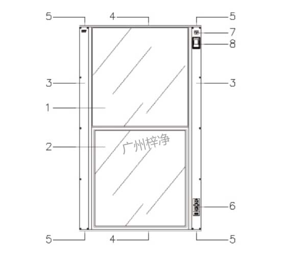 电动升降窗设计图 电动传递窗|升降窗|传递柜