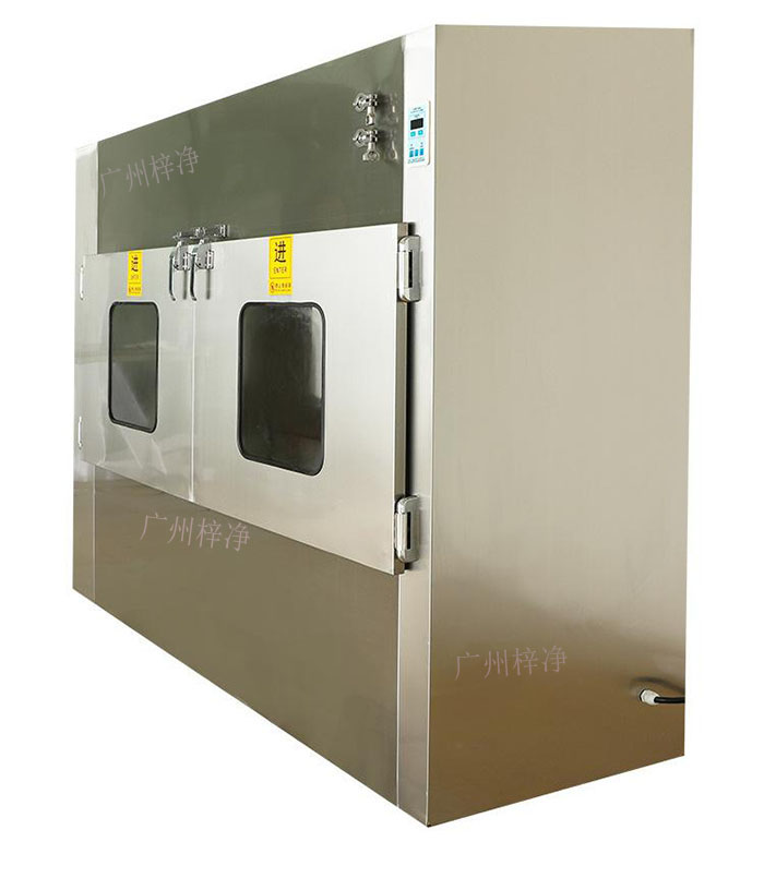 货物风淋双开门传递窗-货淋传递窗