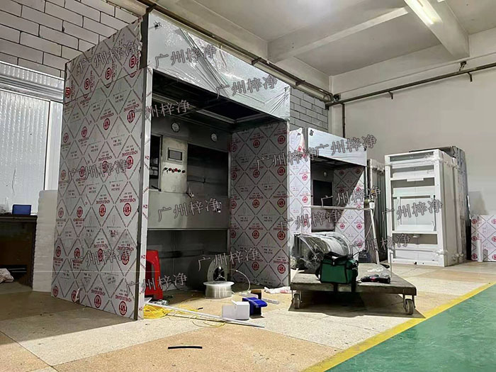 大型负压称量间产品内部结构展示图 大型负压称量间|称量棚|称量亭