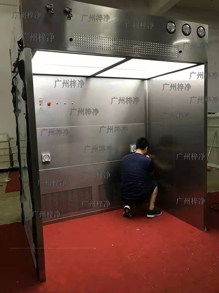 负压称量罩定制作现场实拍图 负压称量罩